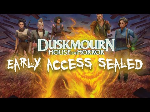 Видео: Дебютный силед с раннего доступа! MTG Arena Duskmourn: House of Horror Sealed. Запись со стрима