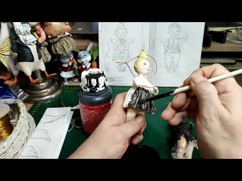 Видео: 😇 АНГЕЛОЧЕК. Урок номер 20. Работа над ошибками. Наносим грунт по новому.