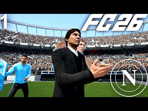 Видео: FC 26 КАРЬЕРА ЗА НАПОЛИ #1 - АНТОНИО КОНТЕ ХОЧЕТ С НАПОЛИ ПОШУМЕТЬ В ЛЧ!!!