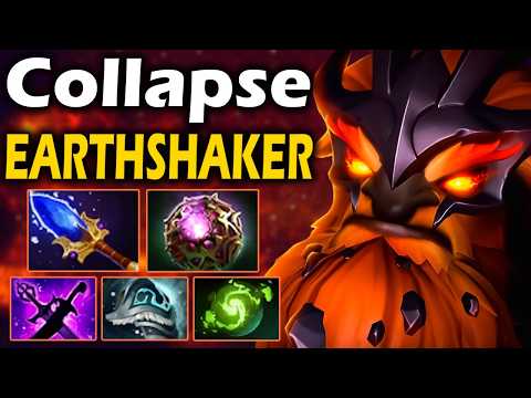 Видео: Коллапс на Шейкере, Идеальные Эхо Слемы! - Collapse Earthshaker 7.37 ДОТА 2