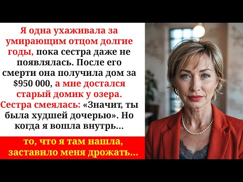 Видео: Сестра получила дом за $950K, а мне достался старый домик у озера… но внутри…