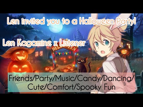 Видео: Len Invited You To A Halloween Party ASMR (Len Kagamine x Listener) При участии: Rin, Hastune Mik...