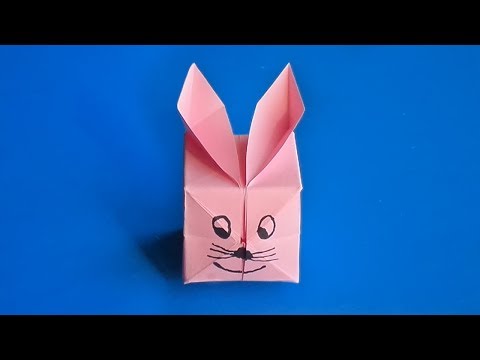 Видео: оригами надувной заяц, как сделать оригами воздушный заяц // origami air bunny