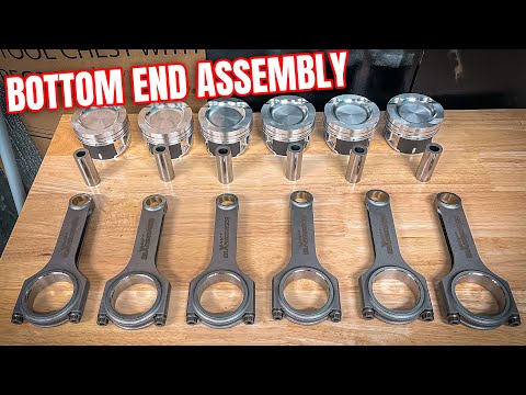 Видео: КОВАНЫЙ БЮДЖЕТНЫЙ ДВИГАТЕЛЬ N54, СБОРКА НИЖНЕЙ ЧАСТИ