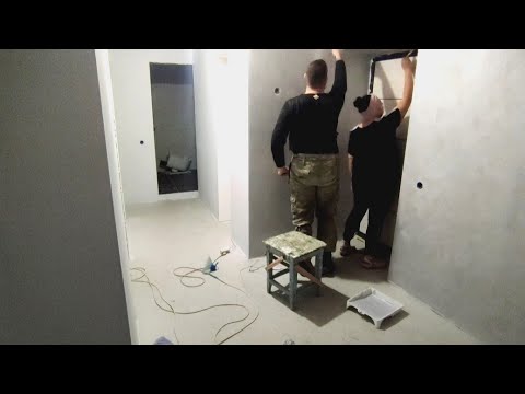 Видео: Покраска стен. Мокрый шёлк - как отдельный вид "искусства"