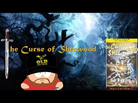 Видео: Обзор и прохождение The Curse of Sherwood на ZX Spectrum