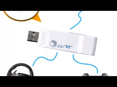 Видео: Бюджетное решение! Руль для PS4. Адаптер с AliExpress для подключения руля к PS4.