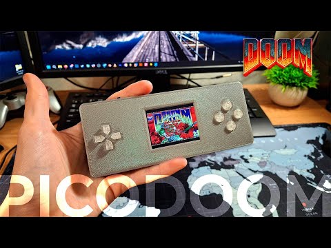 Видео: ⚡ DOOM в кармане: как я сделал портативную консоль на Pico