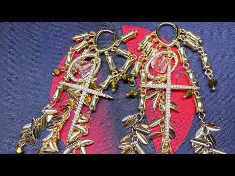 Видео: Эксклюзивные авторские серьги👍😍#ЕкатеринаНауман#