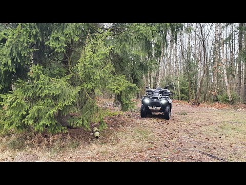 Видео: Обрыв ремня вариатора на квадроцикле.