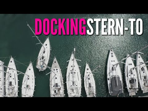 Видео: Швартовка кормой к Хорватии с ленивыми линиями