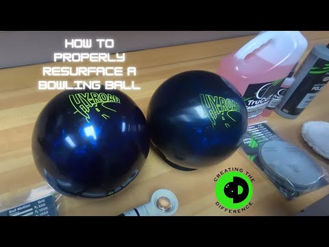 Видео: Как правильно ВОССТАНОВИТЬ поверхность шара для боулинга | Использование вращающегося барабана дл...