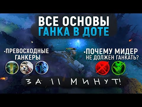 Видео: ВСЁ ЧТО НУЖНО ЗНАТЬ О ГАНКЕ В ДОТЕ ЗА 11 МИНУТ!