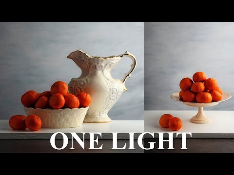 Видео: ONE LIGHT Фотография натюрморта с едой