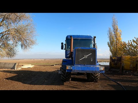 Видео: ПО ЦЕНТРУ ВСЕХ ЗЕМЕЛЬ | Трактор К-700 с кабиной Renault Magnum