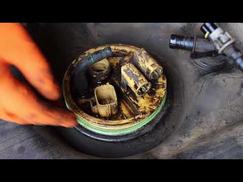 Видео: Замена топливного насоса Discovery 3/4 (насос низкого давления в баке)