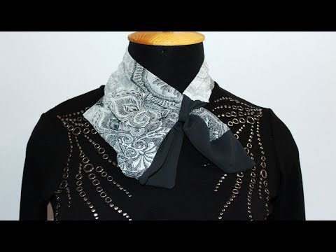 Видео: Французская косынка. Выкройка и пошив. Пошаговый Мастер класс