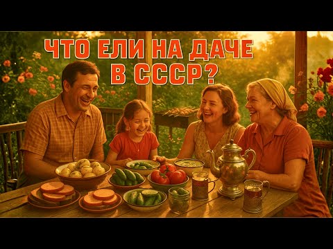 Видео: Еда с дымком и счастьем! ЧТО ЕЛИ НА ДАЧЕ в СССР?