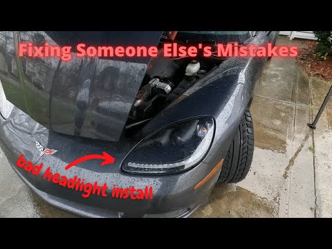 Видео: Снятие и установка фар Corvette C6