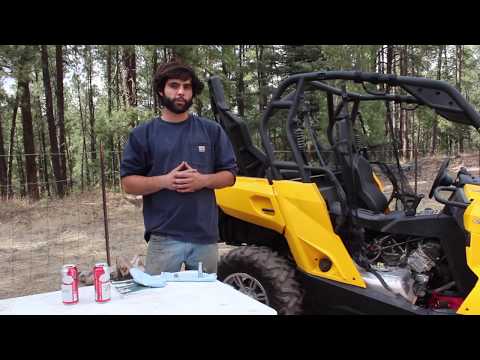 Видео: Техническое обслуживание мотовездехода: замена масла Can-Am Commander 1000