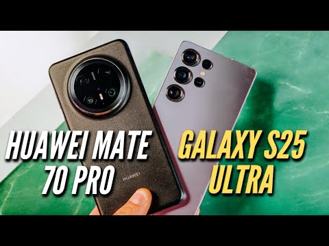 Видео: Большая битва. HUAWEI MATE 70 PRO vs GALAXY S25 ULTRA.