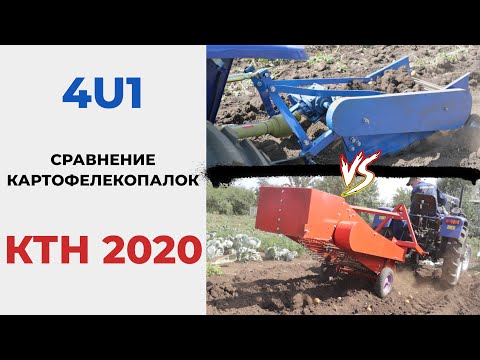 Видео: Картофелекопалки Русич 4U1, КТН 2020