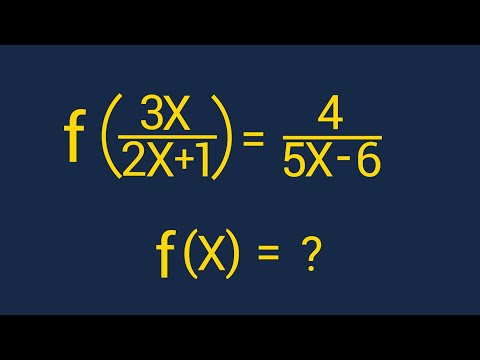 Видео: Решение функционального уравнения | f(X)=?