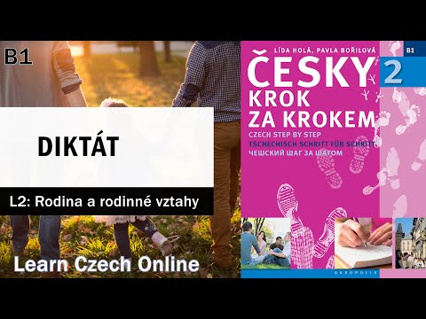 Видео: Чешский шаг за шагом 2 (B1) – Урок 2 – ДИКТАНТ