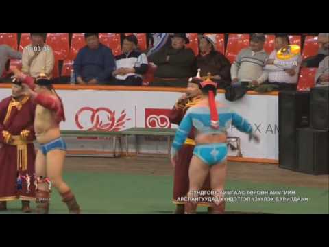 Видео: Дундговь аймгийн арслан цолтонд хүндэтгэл үзүүлэх барилдааны 3 даваа