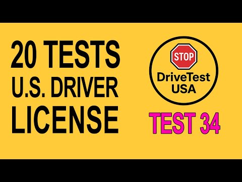 Видео: 🚦 Практический тест DMV №34 — Вопросы и ответы по вождению 2025 года (США) 🇺🇸