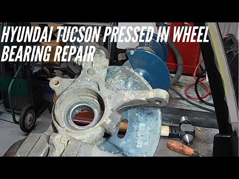 Видео: Замена ступичного подшипника Hyundai Tucson (запрессованного)