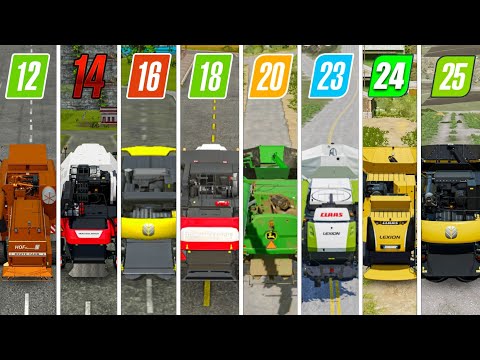 Видео: Fs12 против Fs14 против Fs16 против Fs18 против Fs20 против Fs23 против Fs24? против Fs25? | Убор...