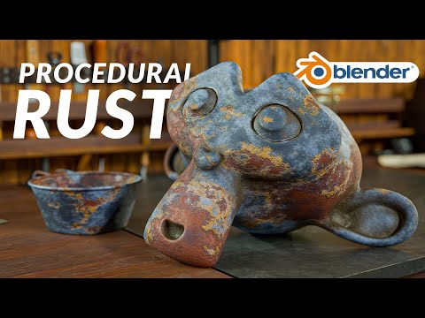 Видео: Давайте создадим процедурный материал ржавчины (урок по Blender)