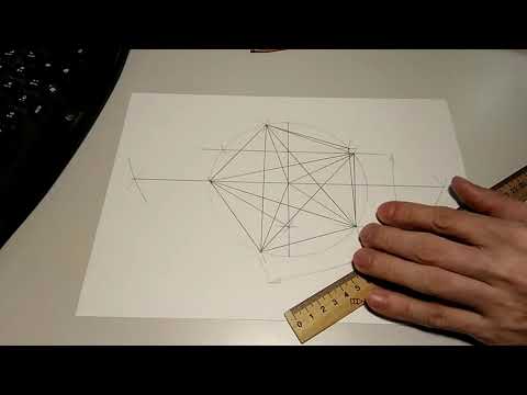 Видео: Построение правильного пятиугольника несколькими способами, вручную и в AutoCAD