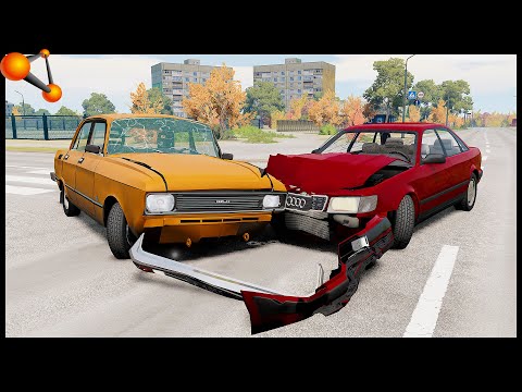 Видео: АВАРИИ На ПЕРЕКРЕСТКЕ В СССР! Было ЛУЧШЕ? - BeamNg Drive