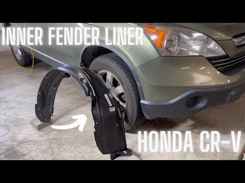 Видео: Как заменить внутренний подкрылок на Honda CR-V 2007 года выпуска
