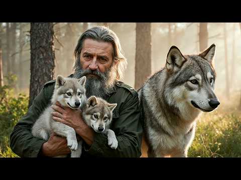 Видео: Спасая ВОЛЧАТ Из Пламени, Старый Егерь Встречает Их Мать — и Её Поступок Ломает Все Правила Тайги...