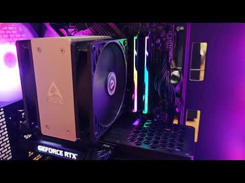 Видео: Вентиляторы кулера ARCTIC Freezer 36 CO низкая частота вращения 993 rpm