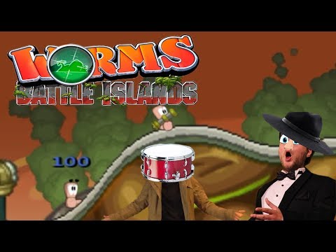 Видео: Worms Battle Islands 2010 PSP - Глупочервебитвы №9 - Организатор турниров взялся за дело!