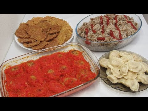 Видео: Готовлю 4 Блюда из 1кг ФАРША или что приготовить из фарша быстро и вкусно. Выпуск 2