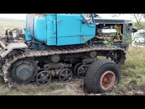 Видео: Приспособление для транспортировки гусеничного трактора (Гироскутер)))