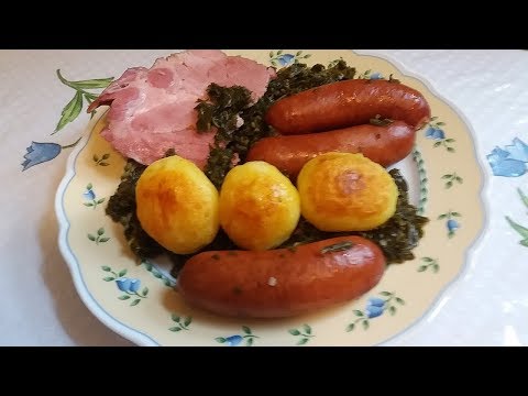 Видео: Зеленая капуста Кале  Как готовят ее в Германии