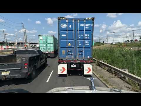 Видео: Дальнобой по Америке.Штат Нью Джерси,Работа по штату