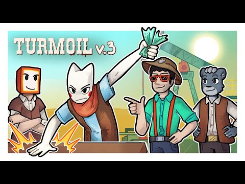 Видео: АКЦИИ НА СТОЛ! ЛЕГЕНДАРНАЯ БИТВА ЗА НЕФТЬ - Turmoil