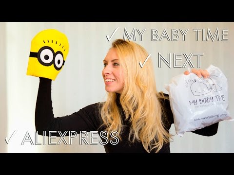 Видео: Открываю детские посылки  Next/My baby time store/Aliexpress