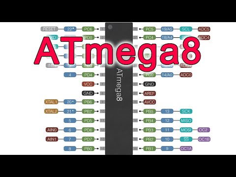 Видео: ATmega8. Обзор, прошивка, сравнение с ATmega328