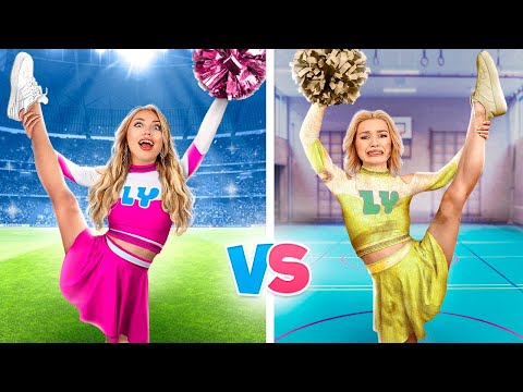 Видео: Богатая Популярная vs Непопулярная Чирлидерша | Я Попала в Команду Популярных Девушек