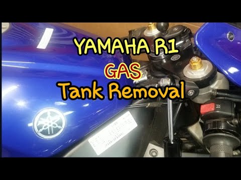 Видео: ПРОЕКТ: Снятие топливного бака Yamaha R1