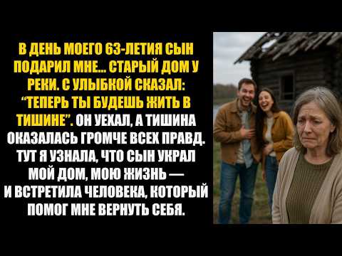 Видео: СЫН ВЫСАДИЛ МЕНЯ У СТАРОГО ДОМА НА ОКРАИНЕ, НО ОН И ПРЕДСТАВИТЬ НЕ МОГ, КТО ЖИЛ ЗА РЕКОЙ…