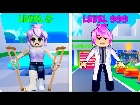 Видео: 😷 Я Прокачала ГОСПИТАЛЬ от 0 до 999 УРОВНЯ в РОБЛОКС! ЛЕСКА ROBLOX